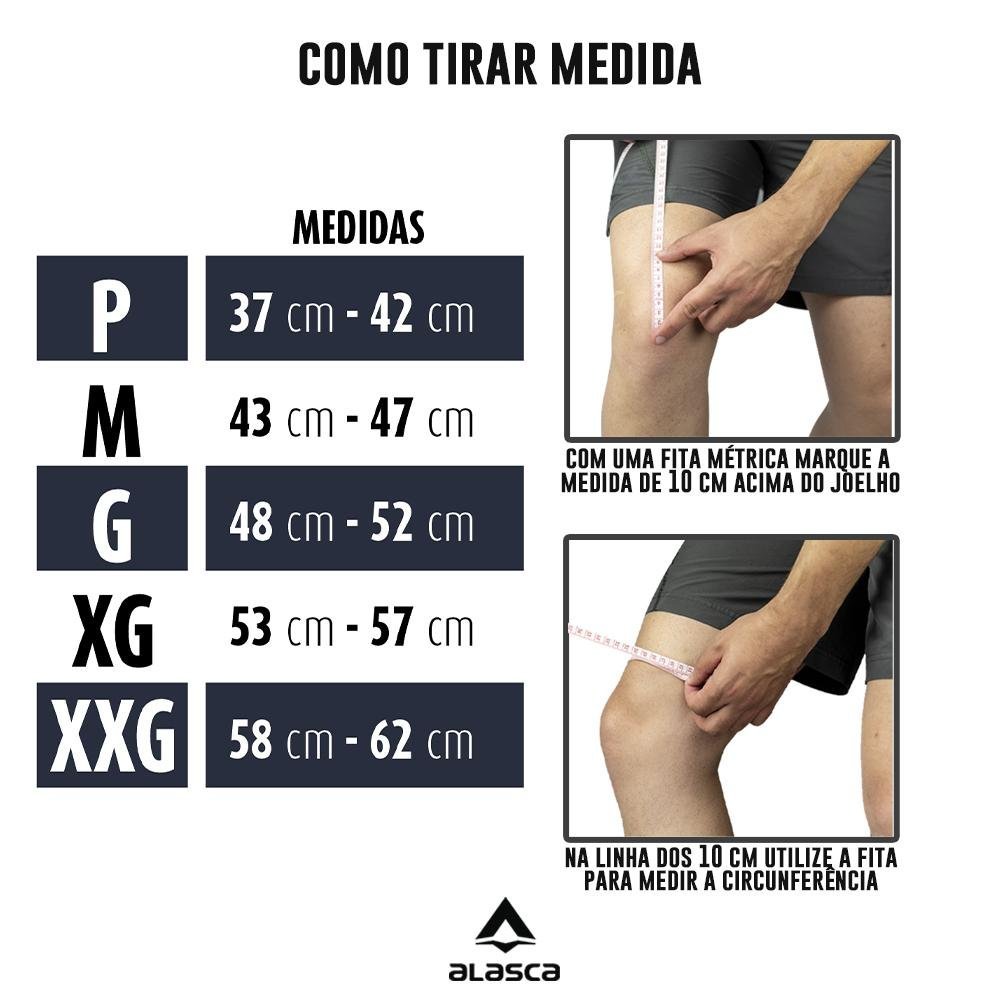 Joelheira de Compressão Sense Alasca - para todo tipo de esporte:P/Rosa/Unissex - 3