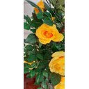 Ver imagem 3 de Planta Artificial Roseira Chilena Amarela 1,30 metros de altura