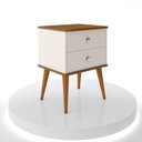Ver imagem 6 de Mesa de Cabeceira Berlim 2 Gavetas:off/freijó