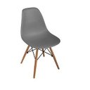 Ver imagem 1 de Cadeira Fixa Concha Eifel - Cinza