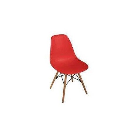 Cadeira Fixa Concha Eifel - Vermelho