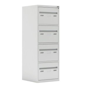 Arquivo de Aço 4 Gavetas 1,34x0,47x0,50