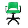 Cadeira Secretária Giratória Ergoplax+ com Braços Verde - 3