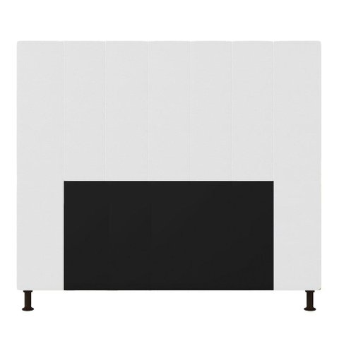 Cabeceira Cama Box Casal 140cm Corino Branco