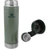 Garrafa Térmica Stanley 750ml Classic Hydration Verde Aço Inox - 4