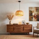 Ver imagem 1 de Pendente Bambu Natural Orgânico C LED Filamento 2400k