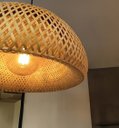 Ver imagem 2 de Pendente Bambu Natural Orgânico C LED Filamento 2400k