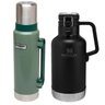 Growler Térmico Classic 1,9 Litros Vaccum Preto + Garrafa Térmica 1,3L Stanley - 1