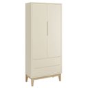 Ver imagem 6 de Jogo de Quarto para Bebê Completo 2 Portas Classic New Areia Fosco com Natural - Reller