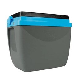 Caixa Térmica MOR 18 Litros para Camping Cinza e Azul - 3 Caixa Térmica MOR 18 Litros para Camping Cinza e Azul - 3