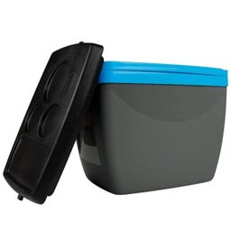 Caixa Térmica MOR 18 Litros para Camping Cinza e Azul - 2 Caixa Térmica MOR 18 Litros para Camping Cinza e Azul - 2