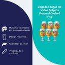 Ver imagem 2 de Jogo de Taças Bélgica para Cerveja Rótulos 380ml 6pcs, para Churrasco - Ruvolo