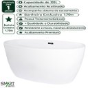 Ver mais imagens de Banheira Imersão Freestanding de Luxo 1.70m