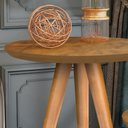 Ver imagem 2 de Conjunto 2 Mesas Classic para Sala com Pés Estilo Retrô Palito - Freijó