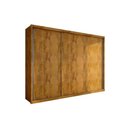 Ver imagem 1 de Guarda Roupa Casal 3 Portas de Correr e 6 Gavetas Paradizzo Gold Freijo Cumaru - Novo Horizonte
