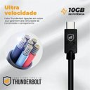 Ver imagem 2 de Cabo Thunderbolt 65w Usb-c / Tipo C - 1,8m - Gshield