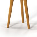 Ver imagem 3 de Conjunto 2 Mesinhas Redonda de Canto Lateral Retro Pe Palito