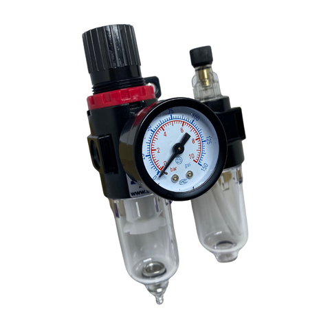 Filtro Regulador Ar Compressor 1/4 Frl C/ Manômetro Ss3