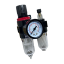 Ver imagem 1 de Filtro Regulador Ar Compressor 1/4 Frl C/ Manômetro Ss3