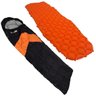 Saco Dormir Envelope Sarcófago NKT + Colchonete Inflável Isolante Térmico Azteq - 1