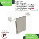 Ver imagem 2 de Porta Toalha de Rosto Adesivo Autocolante Branco Df
