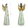 Anjo Dourado de Resina Detalhe Coração Decorativo 20cm - 2