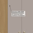 Ver imagem 5 de Armário Aéreo 60cm 2 Portas Elegance Luciane Móveis