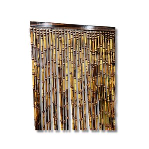 Cortina Artesanal de Bambu: 2.10m X 80cm - J02