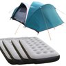 Barraca Camping Nautika Laredo até 9 Pessoas + 4 Colchões Solteiro Inflável Fit Ecologic - 1