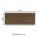 Ver imagem 6 de Armário Aéreo Acordes Glamy 100% MDF 80cm 1 Porta Madesa
