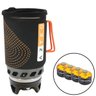 Kit para Camping com Panela e Fogareiro Jet Cook Azteq + 4 Cartuchos de Gás 230g Tekgas - 1