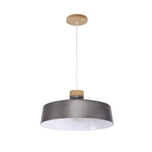 Pendente Industrial Alumínio 45,5cm Vibrance Madelustre