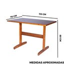 Ver imagem 6 de Mesa Fixa 110x70 de Madeira:mel