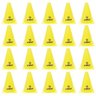Cones para Treinamento de Agilidade 18cm Amarelo 20 Unidades - LIVEUP LS3876/18 - 1