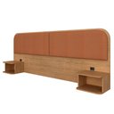 Ver imagem 2 de Cabeceira Suspensa Casal Amsterdã - Móveis Arapongas