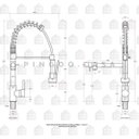 Ver imagem 6 de Cuba para cozinha pia com acessórios Matis e Torneira monocomando gourmet Munim Pingoo.casa
