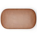 Ver imagem 6 de Kit 02 Puffs Decorativos Orgânico para Living Quarto 100cm Doha W01 Couríssimo Camel - Lyam Decor
