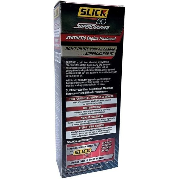 Óleo Sintético para Motor Slick 50 Supercharged 5w50 - 2