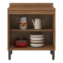 Ver imagem 2 de Balcão de Cozinha Firenze 2 Portas 80 cm Amêndola Touch Nude Prime Tx - Demóbile