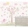 Papel Parede Infantil Quarto Menina Floresta Girafinha Gg620 - 4