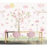 Papel Parede Infantil Quarto Menina Floresta Girafinha Gg620 - 2