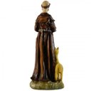 Ver imagem 2 de Imagem de São Francisco de Assis em Resina - 15 Cm