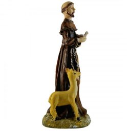 Imagem de São Francisco de Assis em Resina - 15 cm - 4