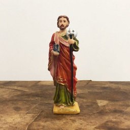 Imagem de São Judas Tadeu em Resina - 15 cm - 1