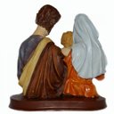 Ver imagem 2 de Imagem do Busto da Sagrada Família em Resina - 20 Cm