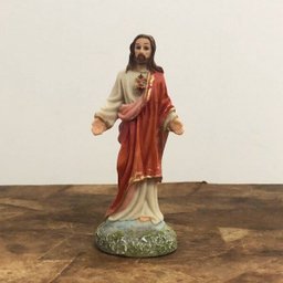 Imagem do Sagrado Coração de Jesus em Resina - 15 cm - 1