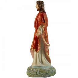 Imagem do Sagrado Coração de Jesus em Resina - 15 cm - 4