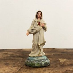 Imagem do Sagrado Coração de Maria em Resina - 15 cm - 1