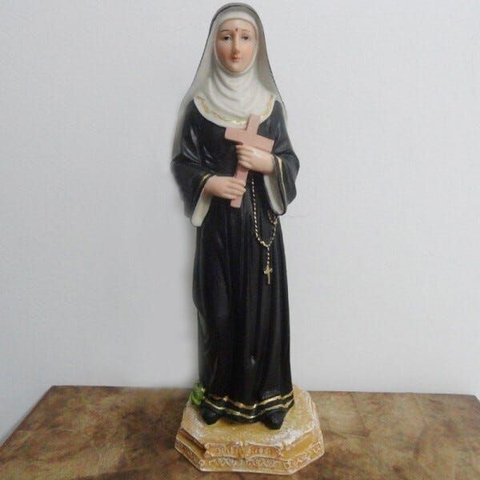 Imagem de Santa Rita de Cássia em Resina - 30 Cm
