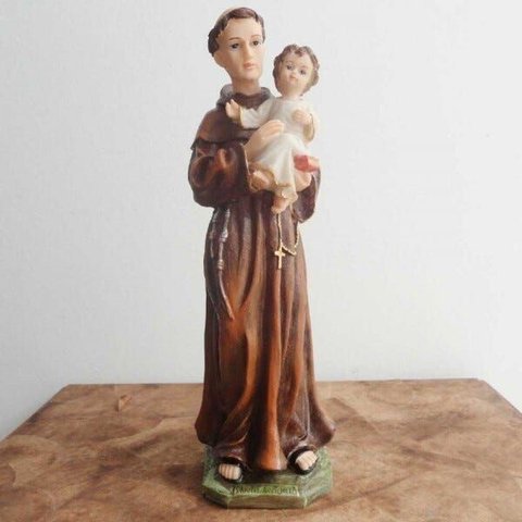 Imagem de Santo Antônio em Resina - 30 Cm